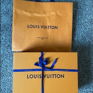 Louis Vuitton Croisette box and shopping bag